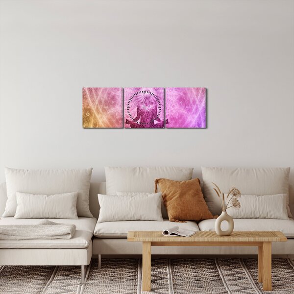 Kép - Meditációs aura (órával) (90x30 cm)