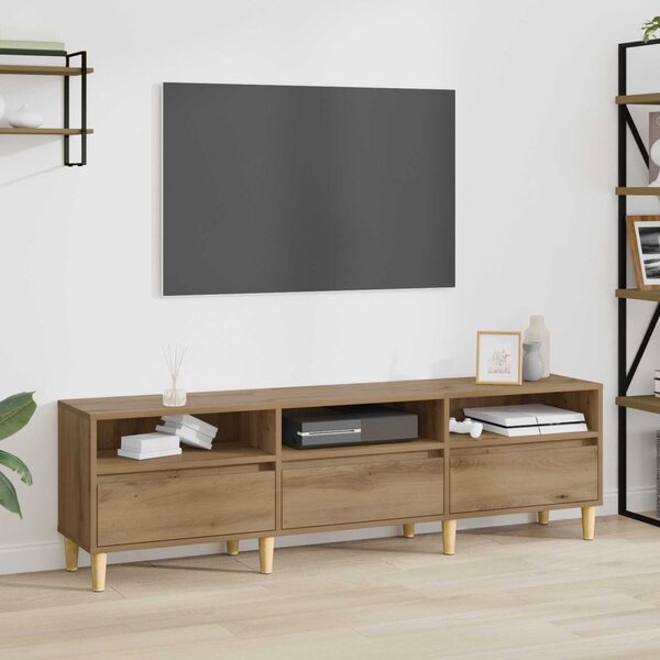TV szekrény 150 x 30 x 45 cm Artisan tölgy Szerelt Fa