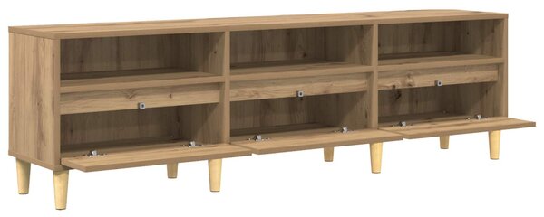 TV szekrény 150 x 30 x 45 cm Artisan tölgy Szerelt Fa