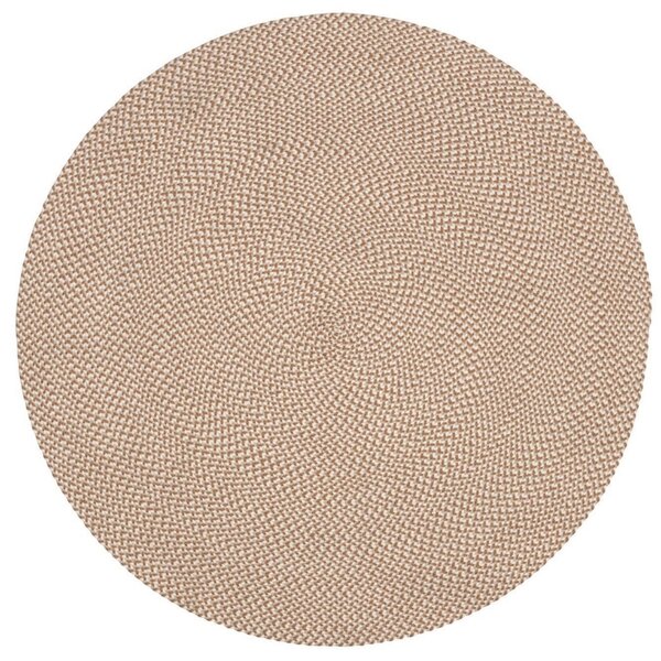Bézs szövet szőnyeg Kave Home Rodhe ⌀ 150 cm