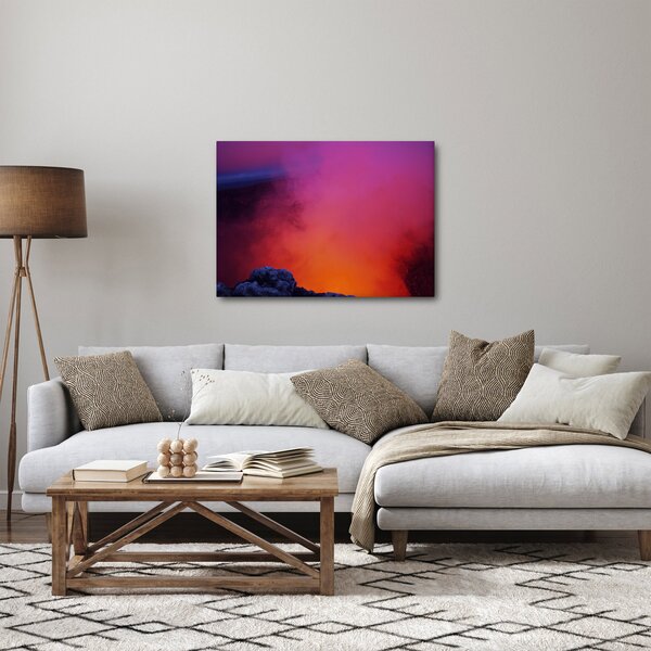 Kép - tűzhányó (70x50 cm)