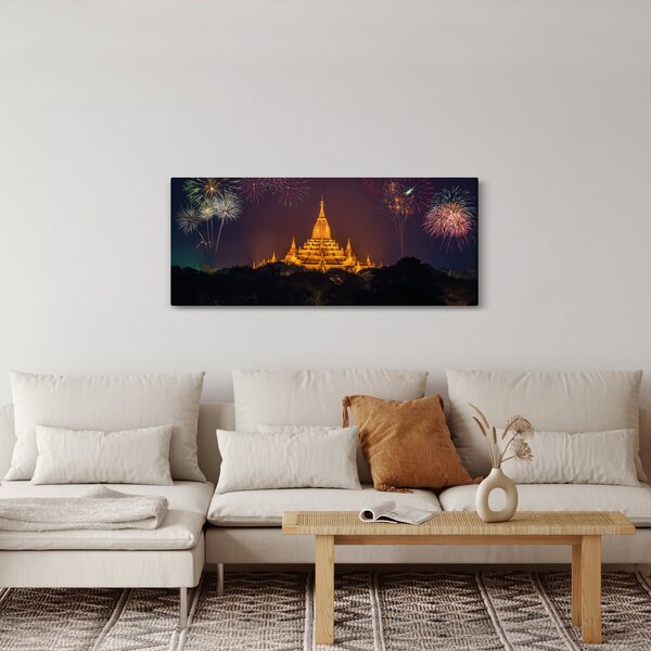 Ázsiai tűzijáték képe (120x50 cm)
