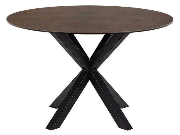 Asztal Norsica 780, 76cm, Barna, Fekete