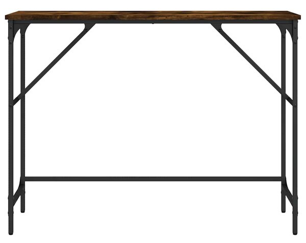 Füstös tölgy színű szerelt fa tálalóasztal 100x32x75 cm