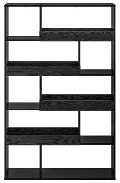 Könyvespolc 100 x 33 x 156,5 cm Szerelt Fa Fekete tölgy