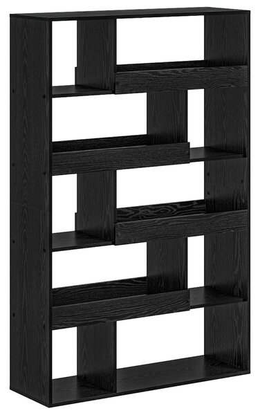 Könyvespolc 100 x 33 x 156,5 cm Szerelt Fa Fekete tölgy