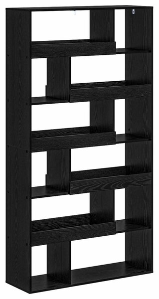 Könyvespolc 100 x 33 x 156,5 cm Szerelt Fa Fekete tölgy
