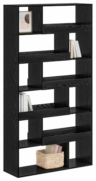 Könyvespolc 100 x 33 x 156,5 cm Szerelt Fa Fekete tölgy