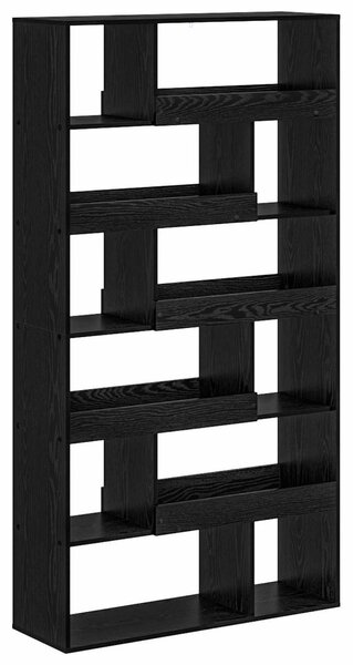 Könyvespolc 100 x 33 x 156,5 cm Szerelt Fa Fekete tölgy