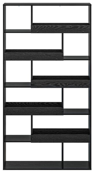 Könyvespolc 100 x 33 x 156,5 cm Szerelt Fa Fekete tölgy