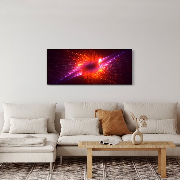 Modern tüskés absztrakció képe (120x50 cm)