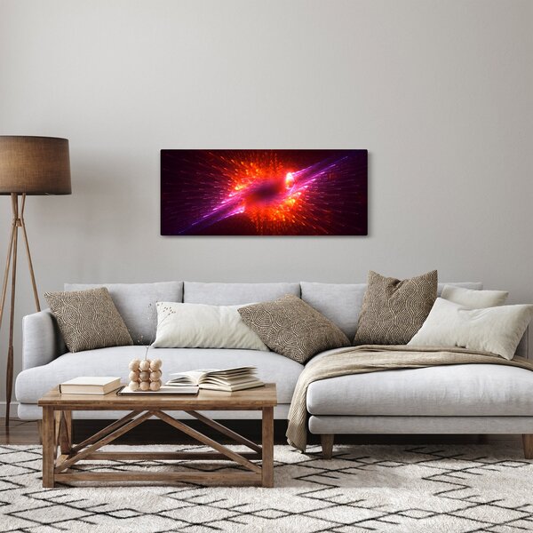 Modern tüskés absztrakció képe (120x50 cm)