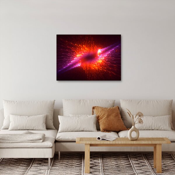 Modern tüskés absztrakció képe (70x50 cm)