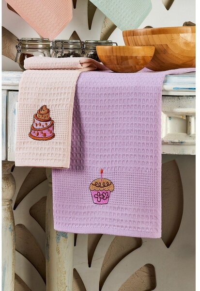 Pamut konyharuha szett 6 db-os 40x60 cm Cake – Foutastic