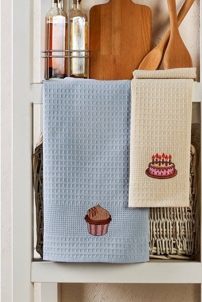Pamut konyharuha szett 6 db-os 40x60 cm Cake – Foutastic