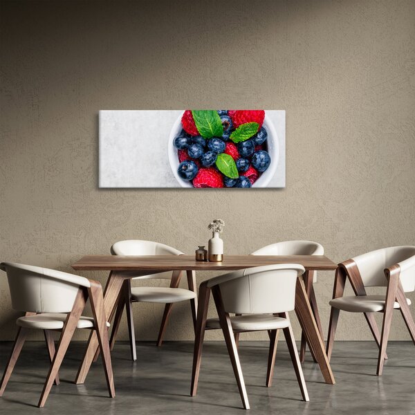 Kép - tál erdei gyümölccsel (120x50 cm)
