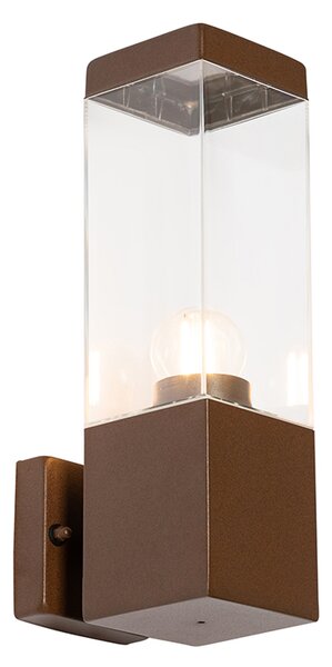 Modern kültéri fali lámpa rozsdabarna - Malios