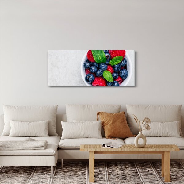 Kép - tál erdei gyümölccsel (120x50 cm)