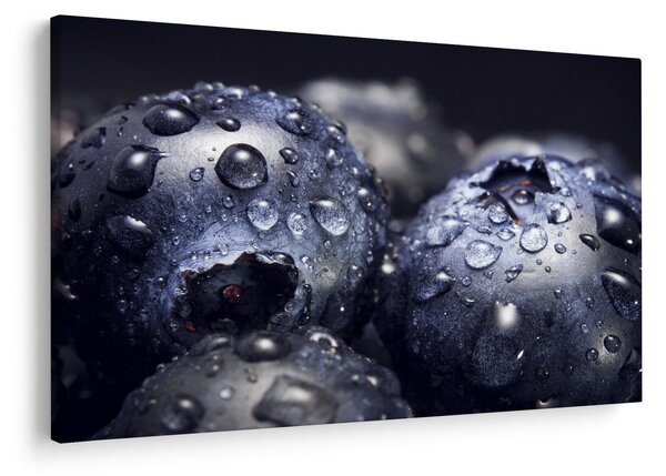 Vízcseppekkel ellátott gyümölcs képe (90x60 cm)