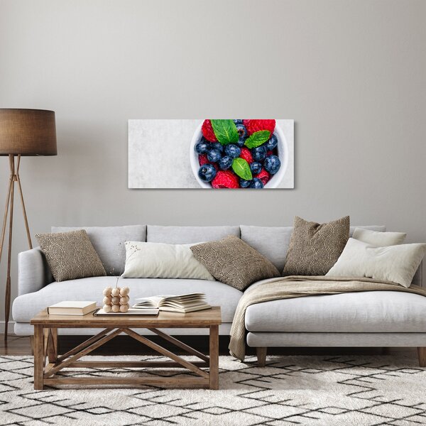 Kép - tál erdei gyümölccsel (120x50 cm)