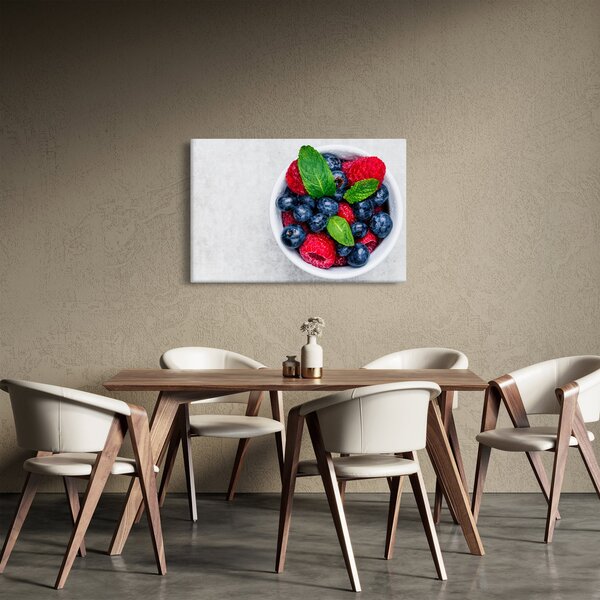 Kép - tál erdei gyümölccsel (90x60 cm)