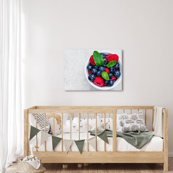 Kép - tál erdei gyümölccsel (70x50 cm)