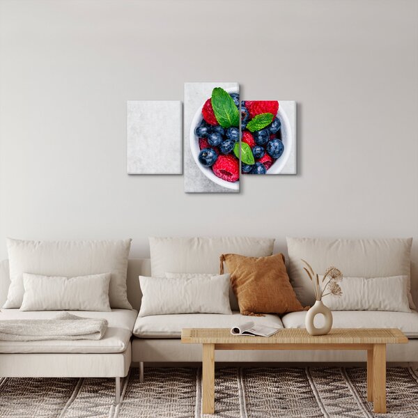 Kép - tál erdei gyümölccsel (90x60 cm)