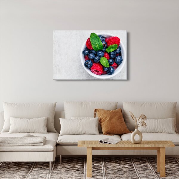 Kép - tál erdei gyümölccsel (90x60 cm)