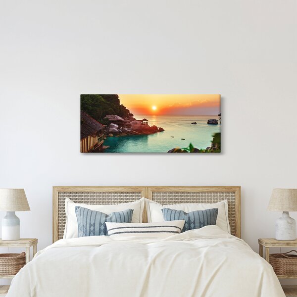 Gyönyörű strand képe (120x50 cm)