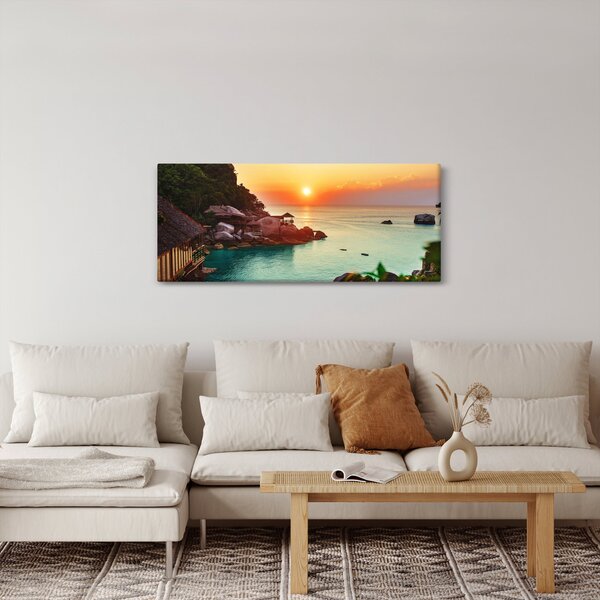 Gyönyörű strand képe (120x50 cm)