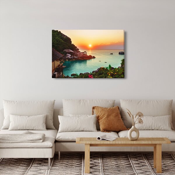 Gyönyörű strand képe (90x60 cm)