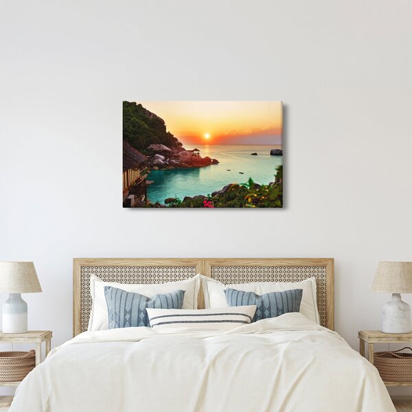 Gyönyörű strand képe (90x60 cm)