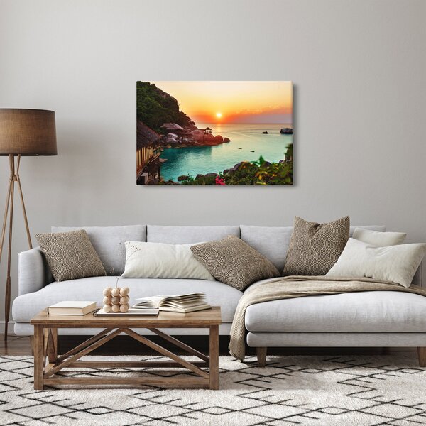 Gyönyörű strand képe (90x60 cm)