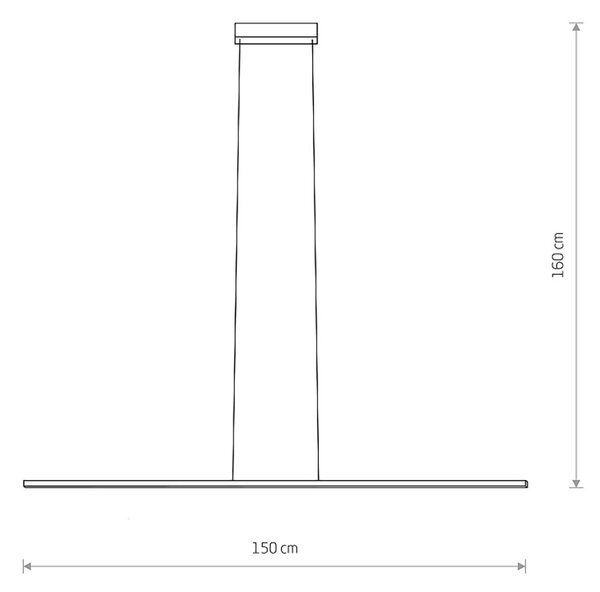 Bar egyágú függesztett lámpa