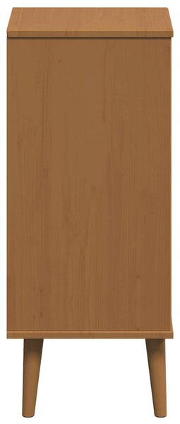 Fiókos szekrény MOLDE Karamell 40 x 35 x 82 cm Tömör Fenyőfa