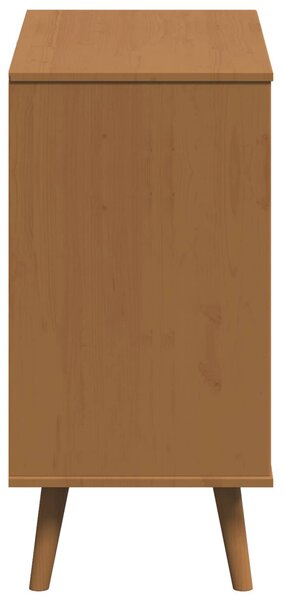 Fiókos szekrény MOLDE Karamell 80 x 40 x 80 cm Tömör Fenyőfa