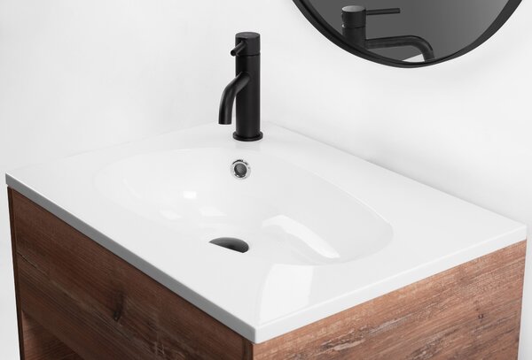 Rea Selena, konglomerátum mosogató 610x465 mm, fehér, REA-U6020
