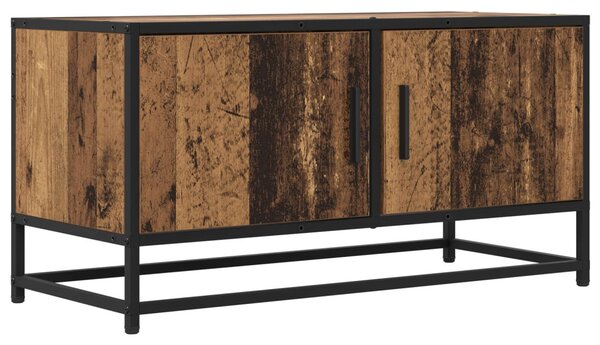 TV szekrény 80 x 34,5 x 40 cm Antik Fa Szerelt Fa