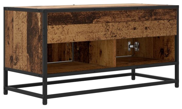 TV szekrény 80 x 34,5 x 40 cm Antik Fa Szerelt Fa