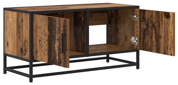 TV szekrény 80 x 34,5 x 40 cm Antik Fa Szerelt Fa