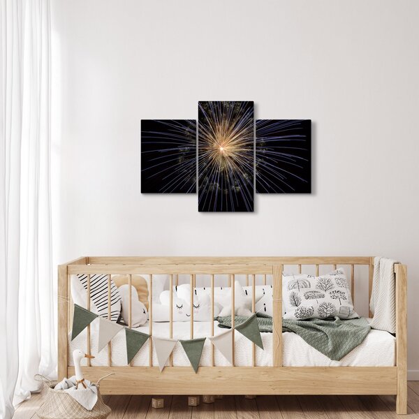 Tűzijáték képe (90x60 cm)