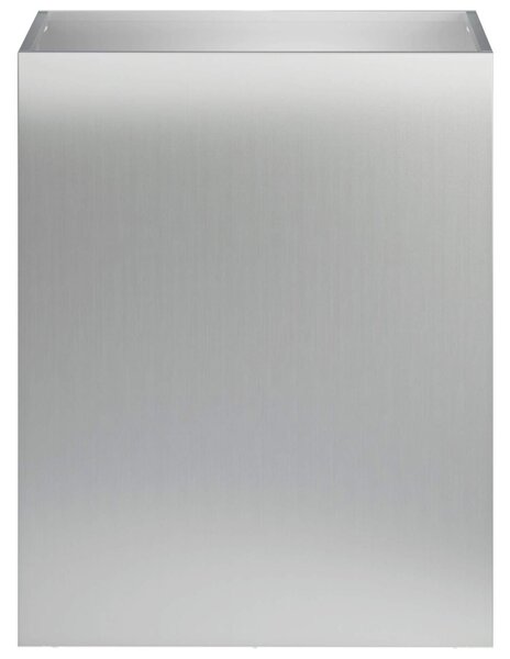 Kerti cserép 2 db Ezüst 40 x 30 x 40 cm Horganyzott Acél