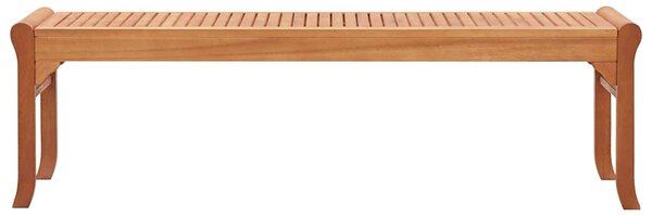 3 személyes tömör eukaliptuszfa kerti pad 150 cm