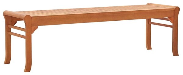 3 személyes tömör eukaliptuszfa kerti pad 150 cm