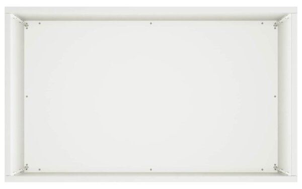 Kerti cserép Fehér 40 x 30 x 75 cm Hidegen hengerelt acél