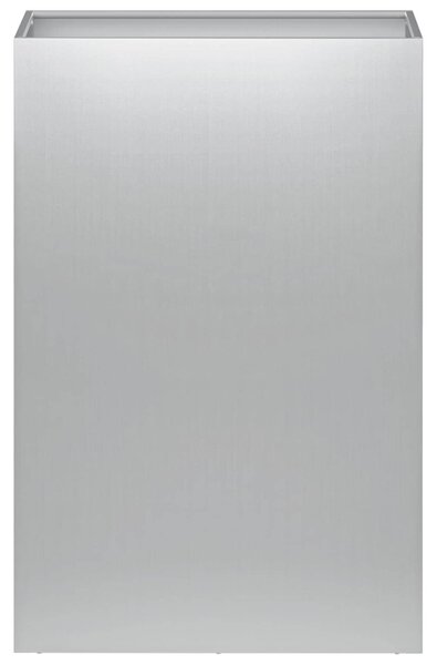Kerti cserép Ezüst 40 x 30 x 75 cm Horganyzott Acél