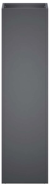 Kerti cserép 2 db Antracitszürke 20 x 20 x 75 cm