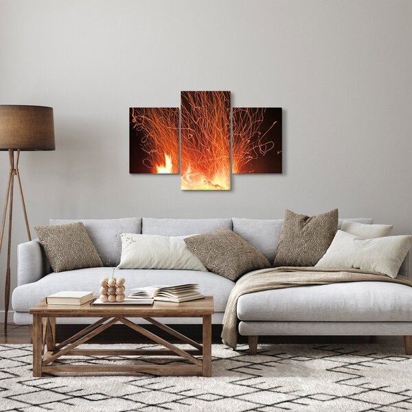 A tűz képe (90x60 cm)