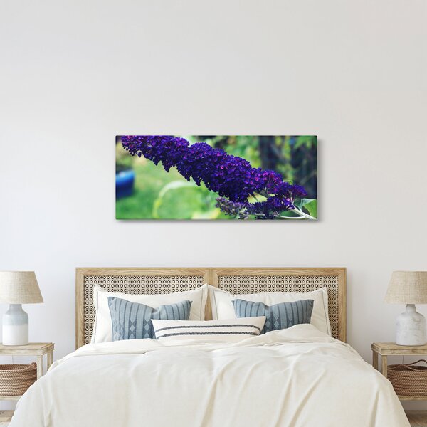 Kék virág képe (120x50 cm)