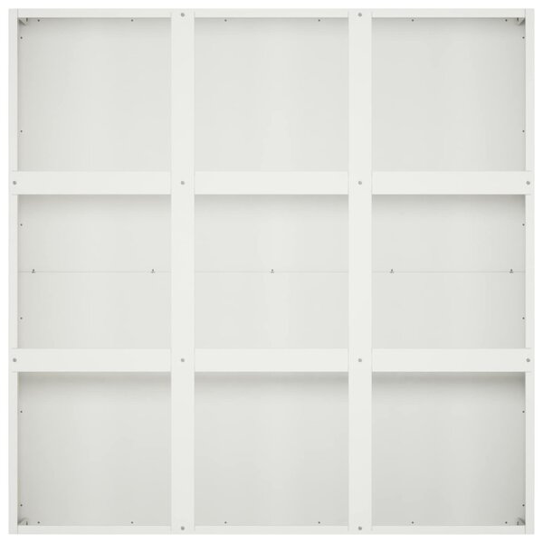 Kerti cserép Fehér 100 x 100 x 40 cm Hidegen hengerelt acél